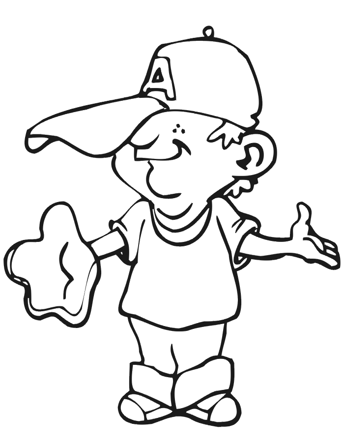 700x905 Baseball Player Coloring Page Coloring Picture Hd For Kids. Draw