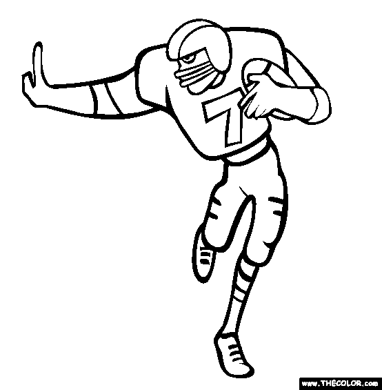 Football Player Line Drawing at GetDrawings | Free download