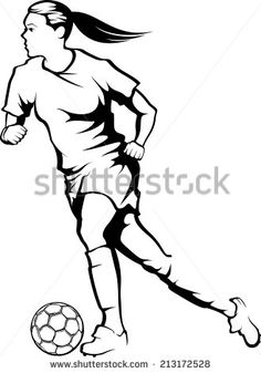 236x337 Drawn Girl Soccer