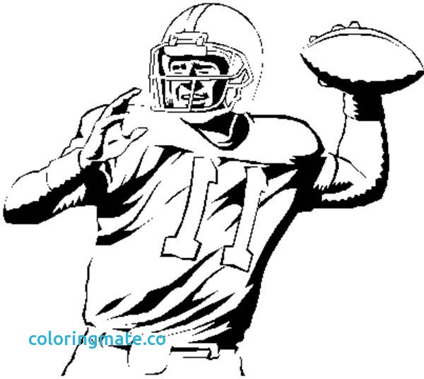 600x536 Football Coloring Page Best Football Players Coloring Pages