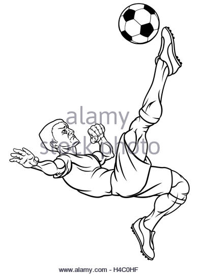 393x540 Footballer Kicking Ball Black And White Stock Photos Amp Images