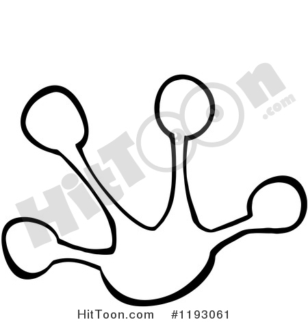 450x470 Footprint Clipart Frog