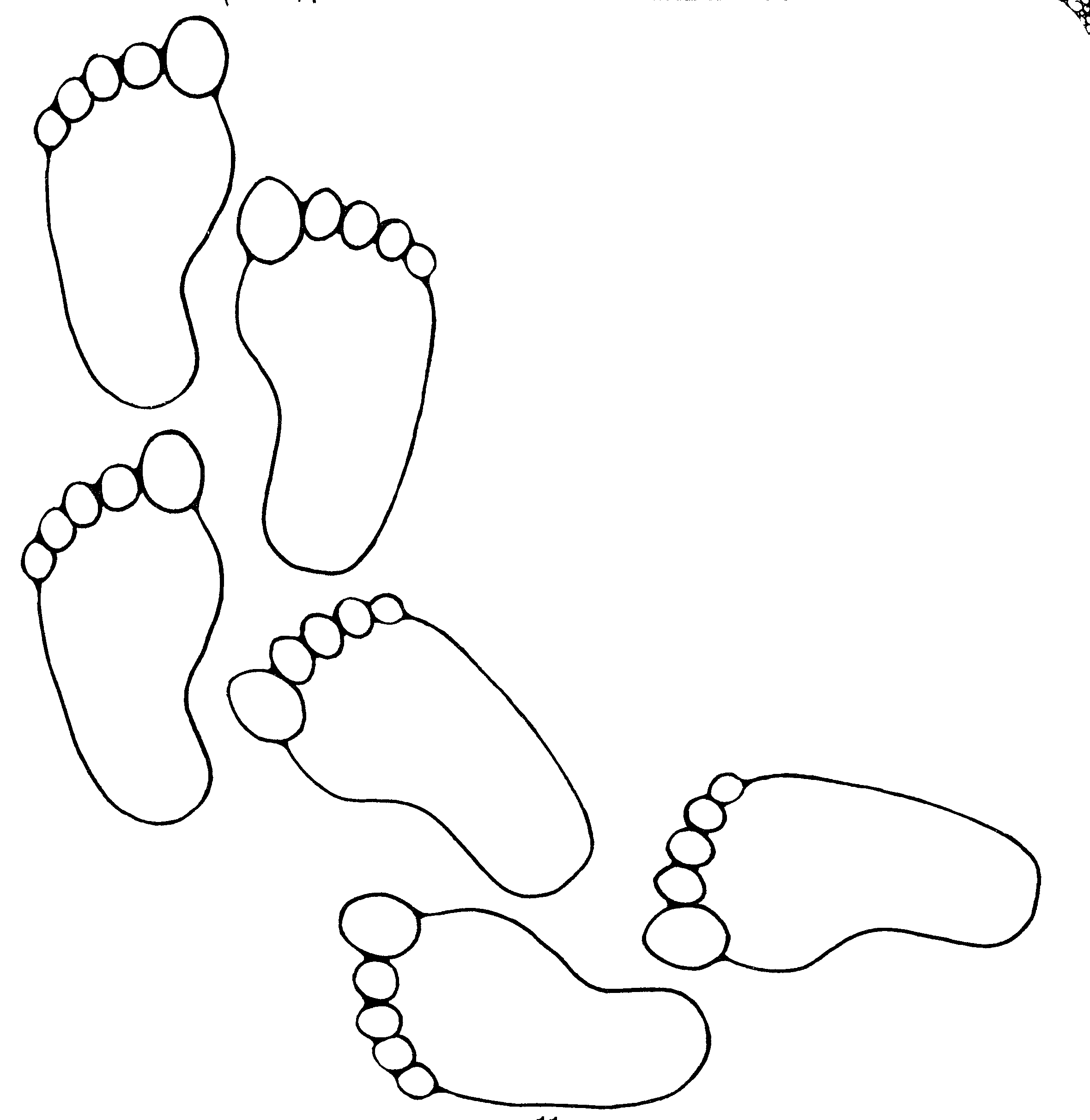 2360x2424 Footprints In The Sand Coloring Pages