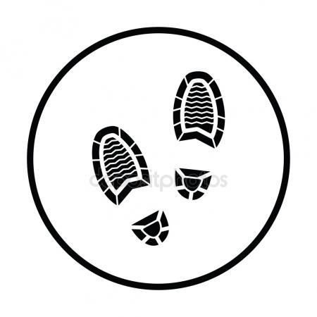 450x450 Man Footprint Icon Stock Vector Angelp