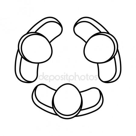 450x450 Sketch Silhouette Dog Footprint Icon Stock Vector Grgroupstock