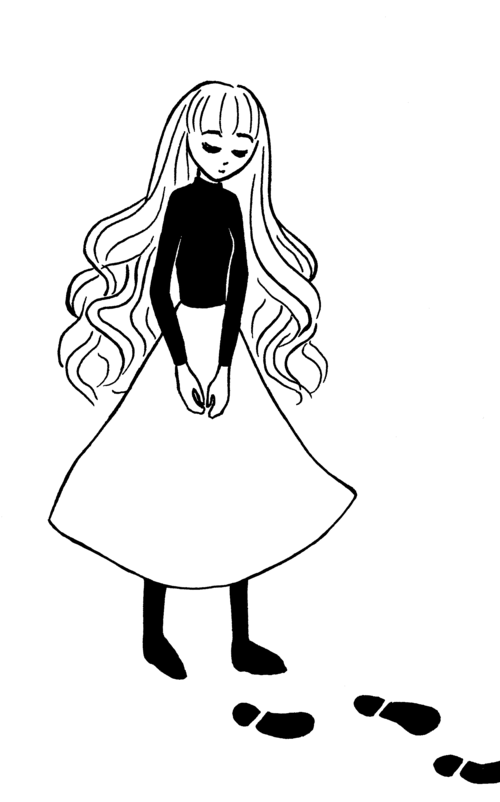 500x802 Snowflake Clockwork Mysterious Footprints