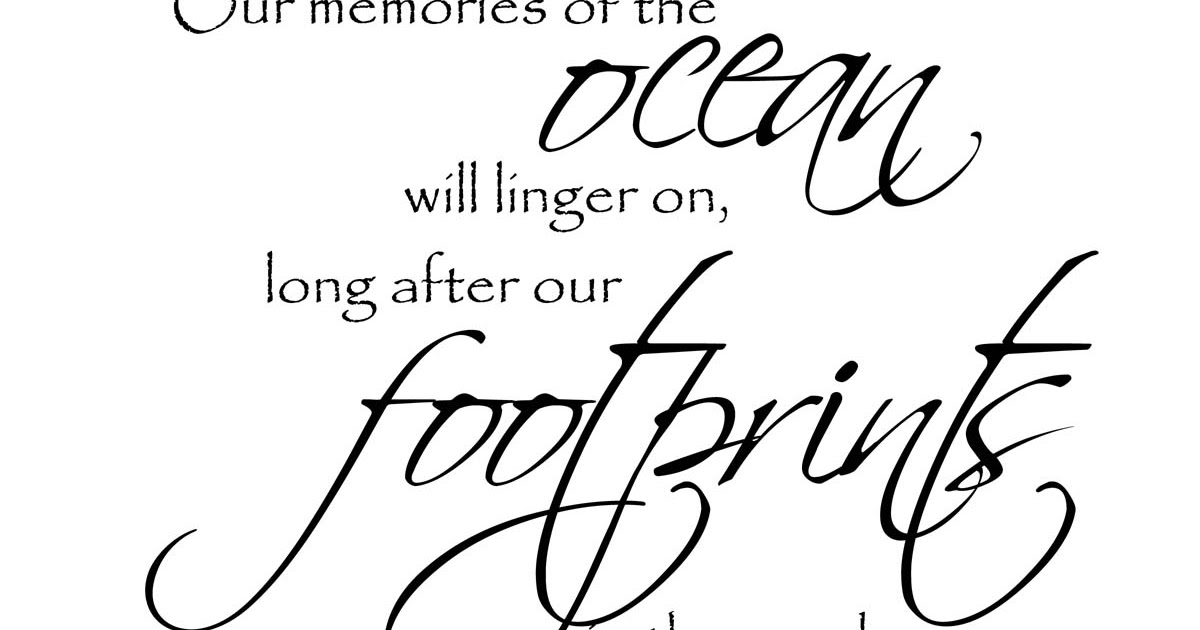1200x630 Elegant Wordart 2 Footprints In The Ocean Sand