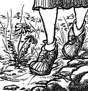 291x300 Footstep Drawings Fine Art America