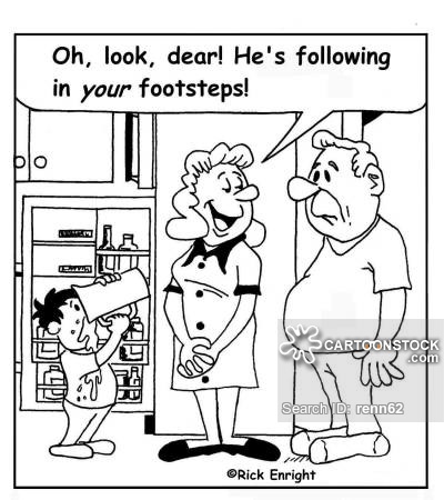 400x450 Following In Your Footsteps Cartoons And Comics