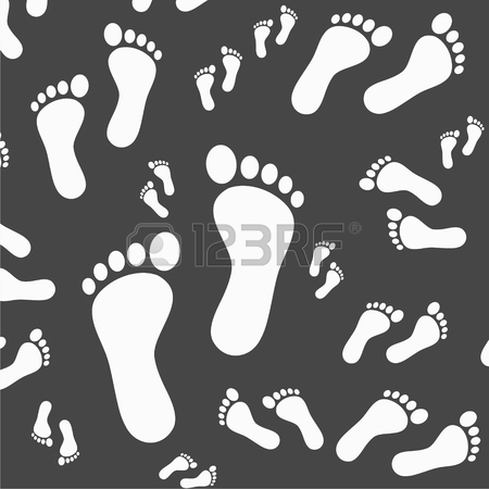 450x450 Two Trails Of Footsteps Images Amp Stock Pictures. Royalty Free Two