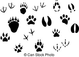 267x194 Bunny Tracks Clip Art Animal Footprints And Tracks Drawing