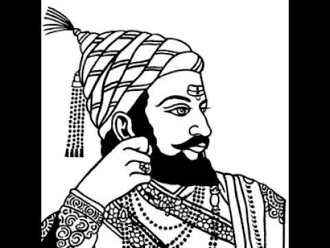 480x360 How To Draw Shivaji Maharaj Face Pencil Drawing Step By Step