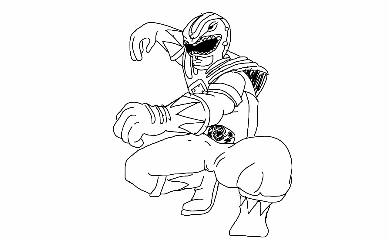 1280x800 Green Ranger Drawing By 123lazyg