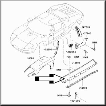 345x345 Rocker Panel Lh (Ford) 05 06 Ford Gt, Eur 1.600,00