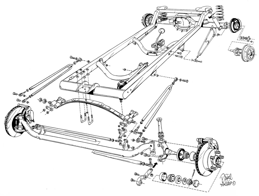 1000x758 Budget Bare Model T Frame
