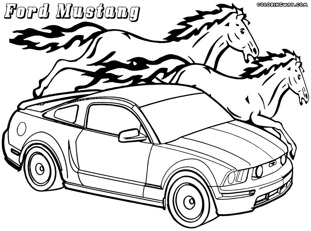 1000x744 Ford Mustang Coloring Pages Coloring Pages To Download And Print