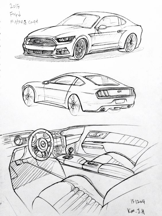 564x752 Vectores Ford Mustang