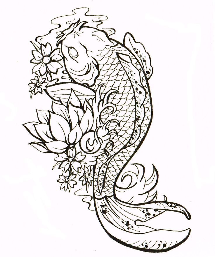 736x883 Top 20 Best Koi Fish Tattoo Design