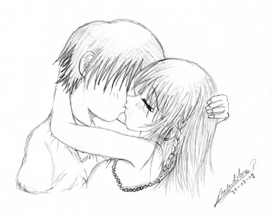 900x718 Img 014 A Kiss And A Hug By Myanimedrawings