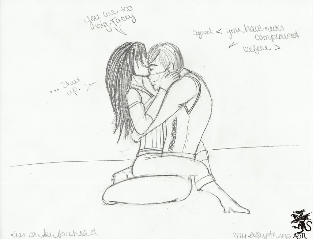1022x781 Tacya Kiss Forehead By Ageofrogues