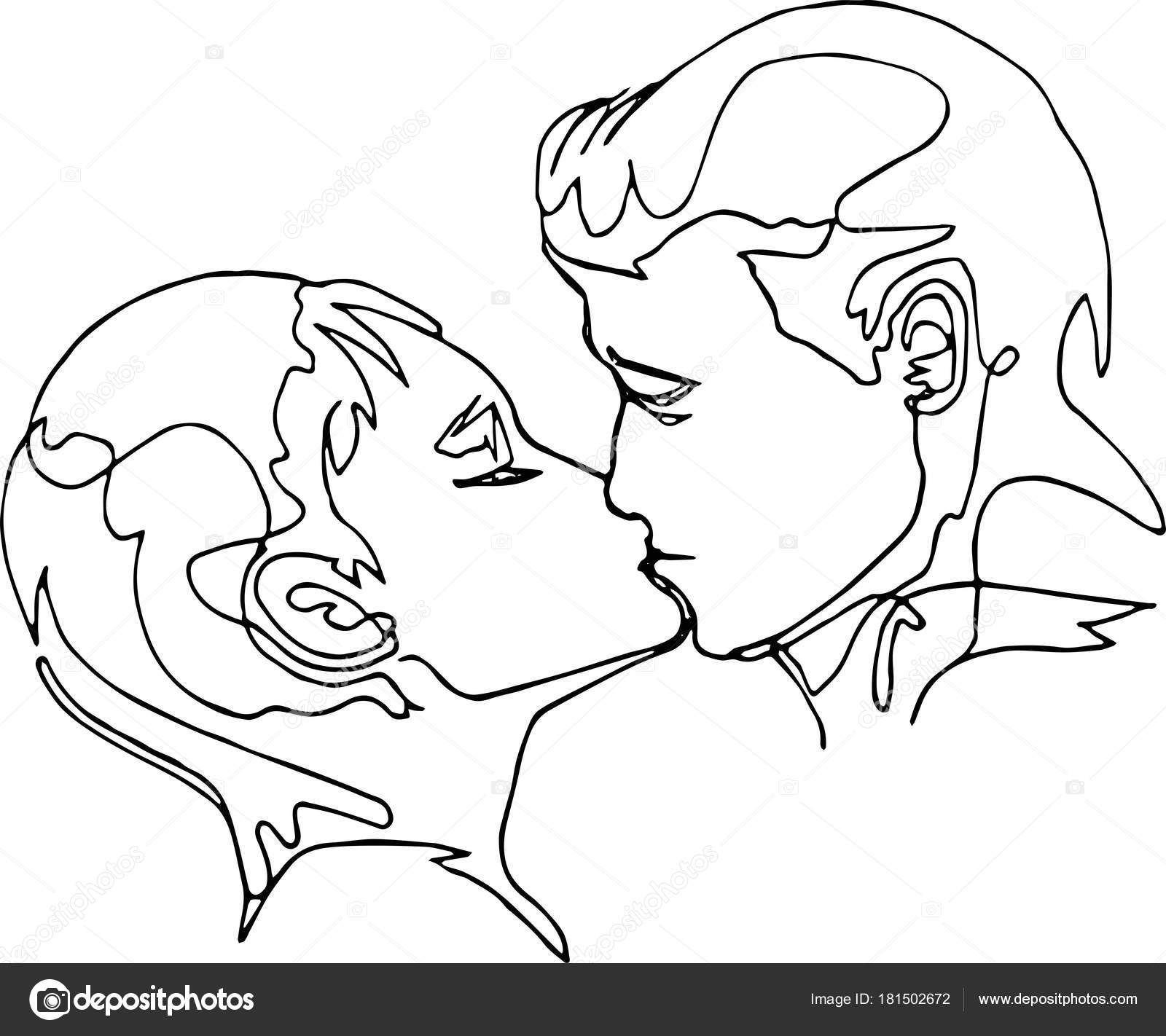 Forehead Kiss Drawing at GetDrawings.com | Free for personal use