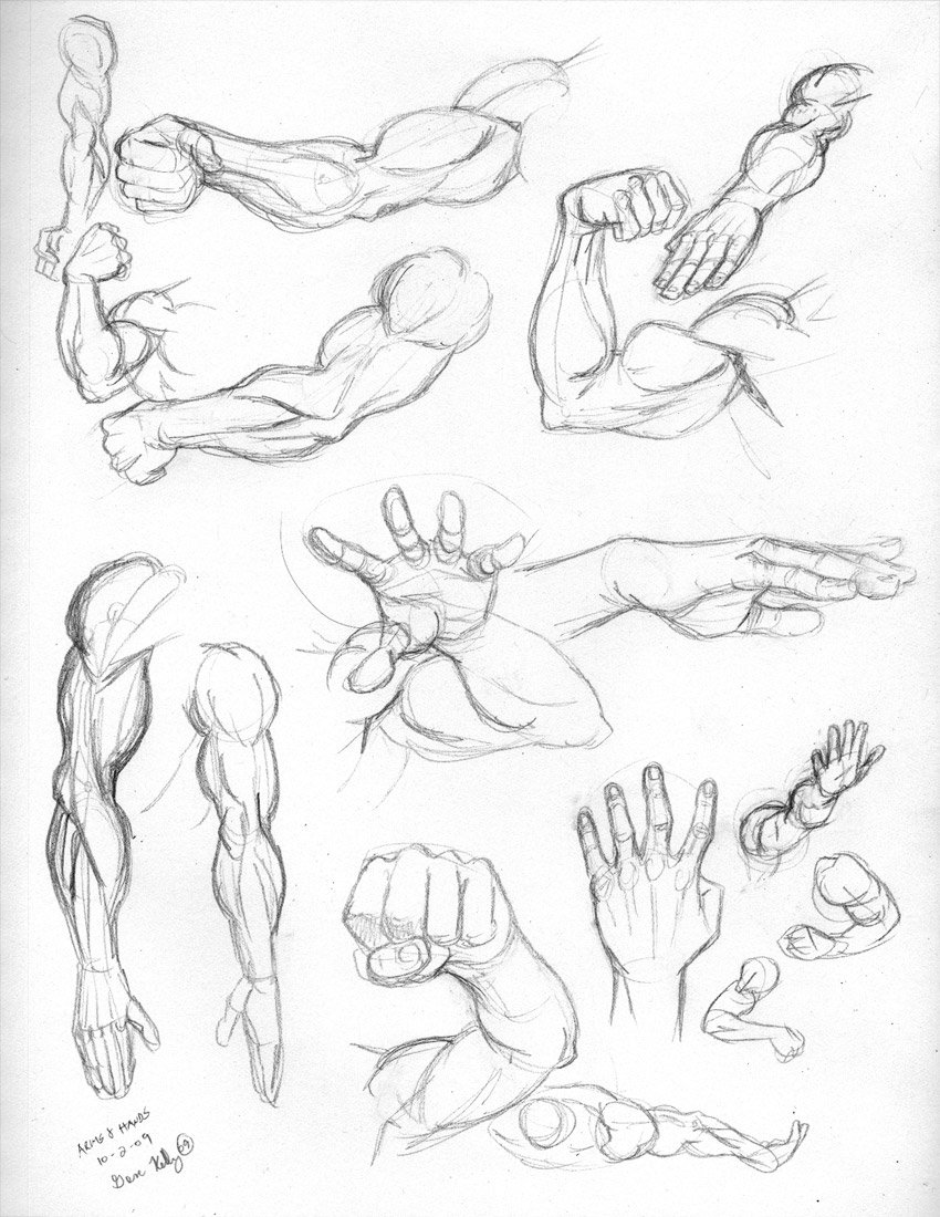 Foreshortening Hand Drawing at GetDrawings | Free download