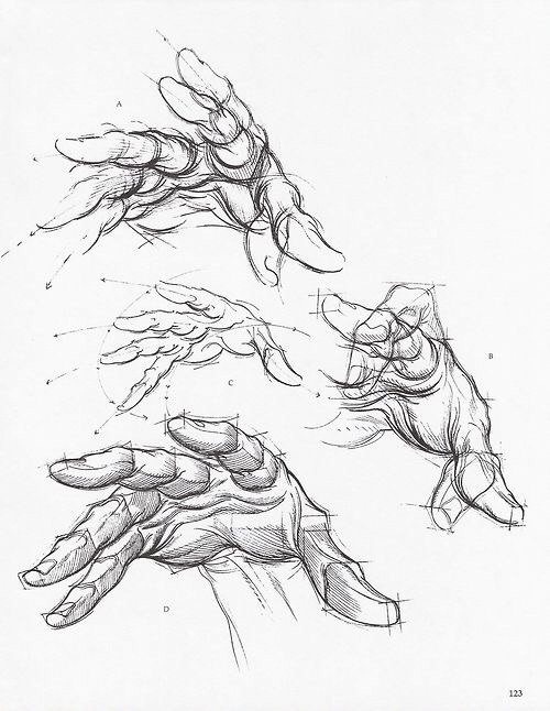 Foreshortening Hand Drawing at GetDrawings | Free download