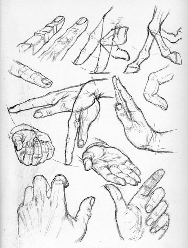 Foreshortening Hand Drawing at GetDrawings | Free download