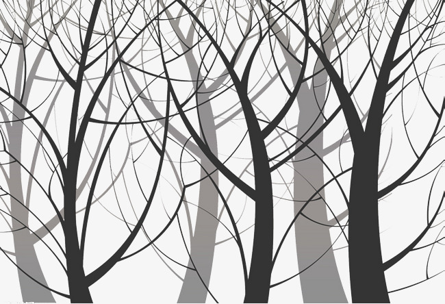 650x444 Ghost Forest, Halloween, Horror Png, Cartoon Hand Drawing Png