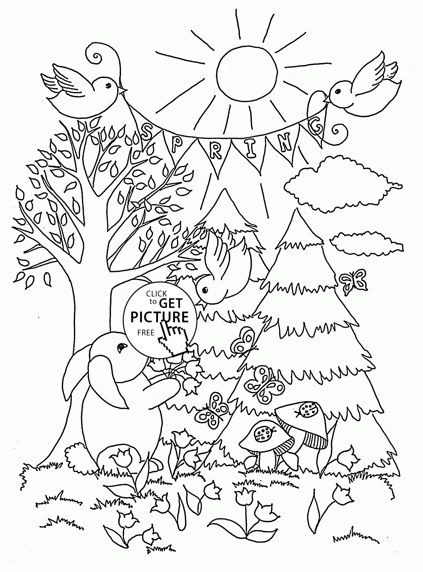 1480x2000 Forest Animals Coloring Pages For Snazzy Paint Adults Free