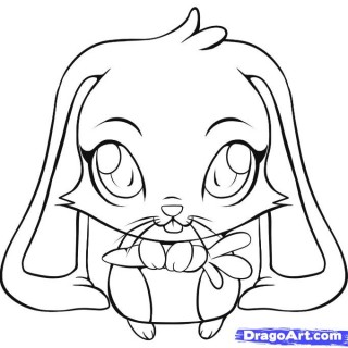 320x320 Tag For Cute Bunny Drawing How To Draw An Easy Bunny Step By