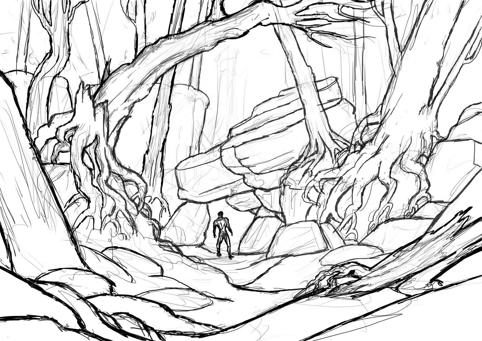 1600x1131 Marco Ferrara Artist Concept Art Forest