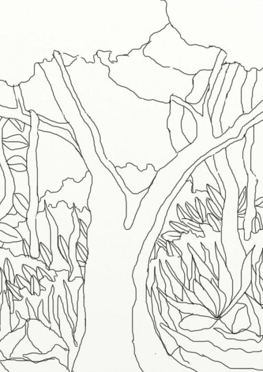 520x735 Wild Treasures Forest Coloring Pages And Activities