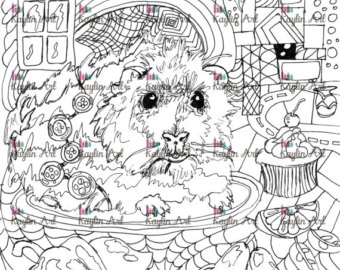 340x270 Guinea Pig Pencil Etsy