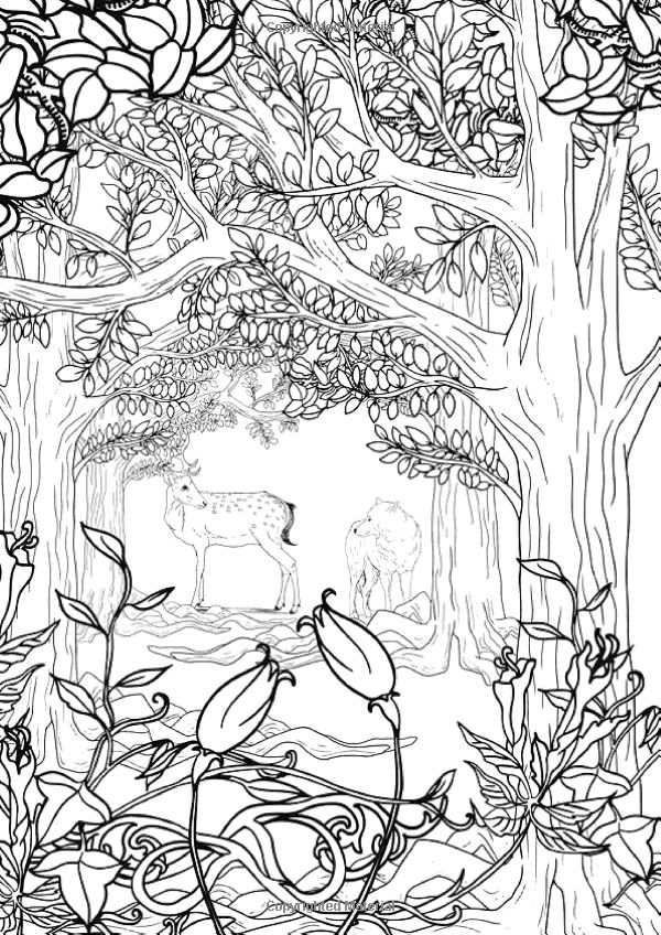 Forest Pencil Drawing at GetDrawings | Free download