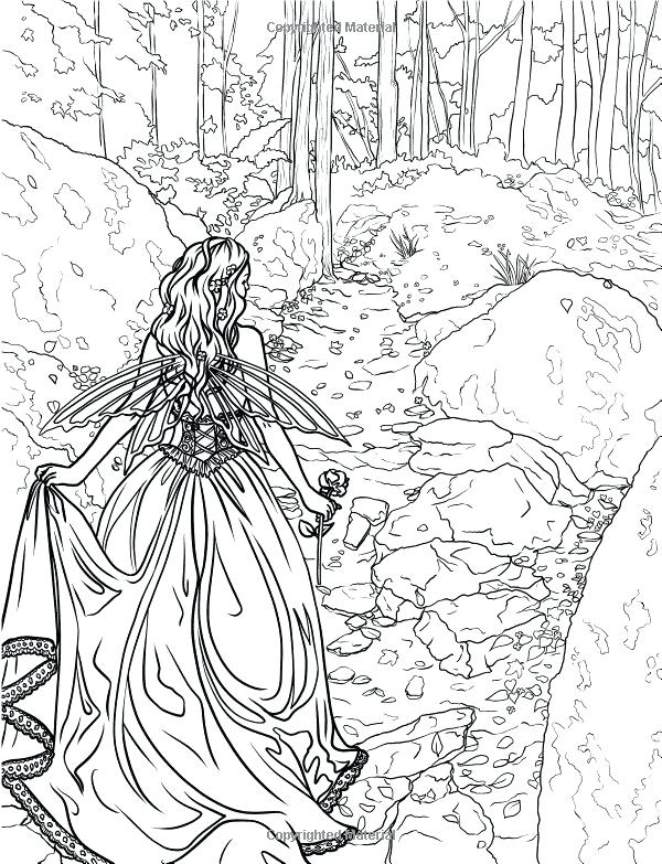 600x783 Forest Coloring Pages Printable