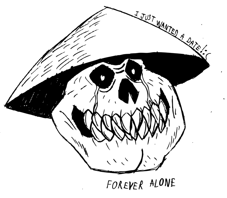 775x674 Skullmageddon Forever Alone By Darkknightstrikes