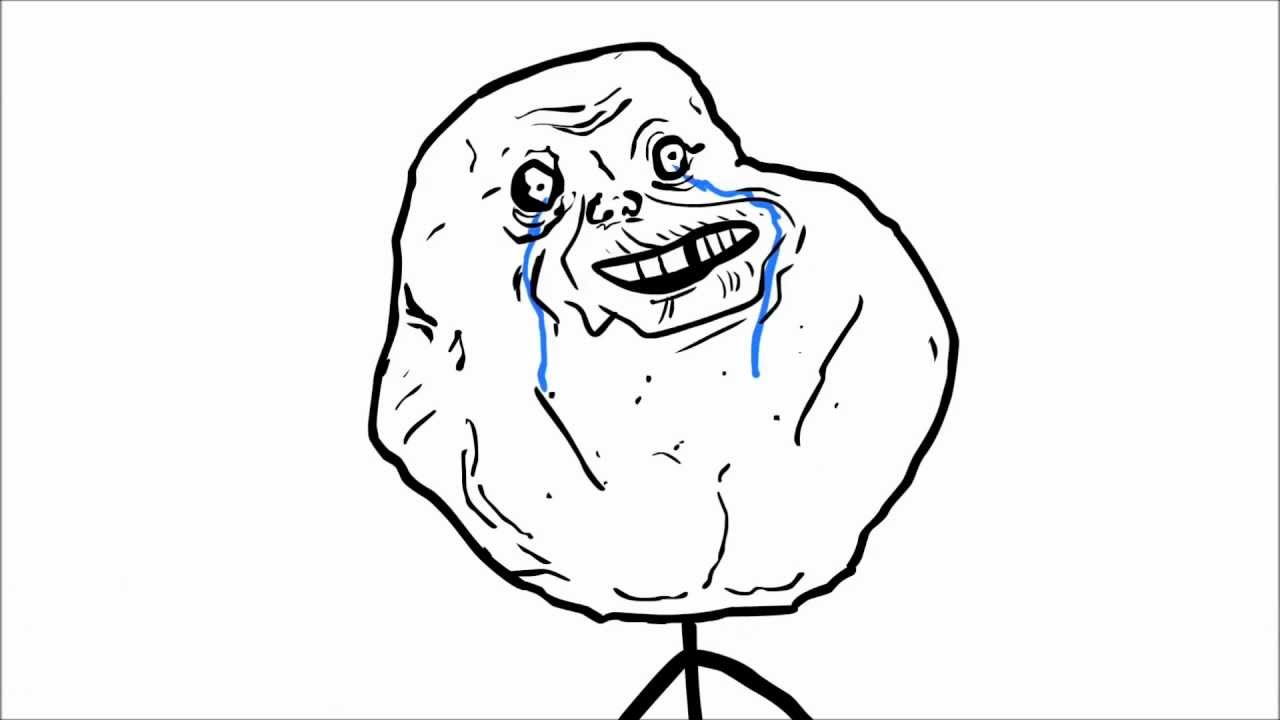 1280x720 Forever Alone. (Dick Figures)