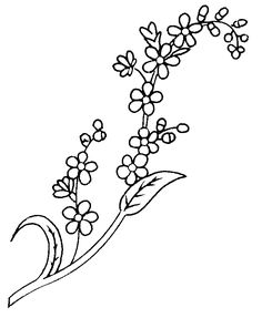 236x287 Forget Me Not Tidbits Freebie Crafts And Sewing