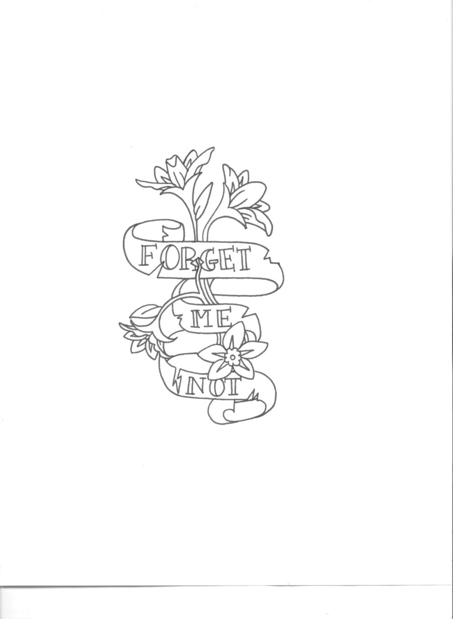 900x1228 Forget Me Not