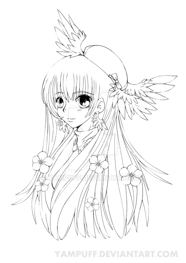 600x849 Forget Me Not By Yampuff