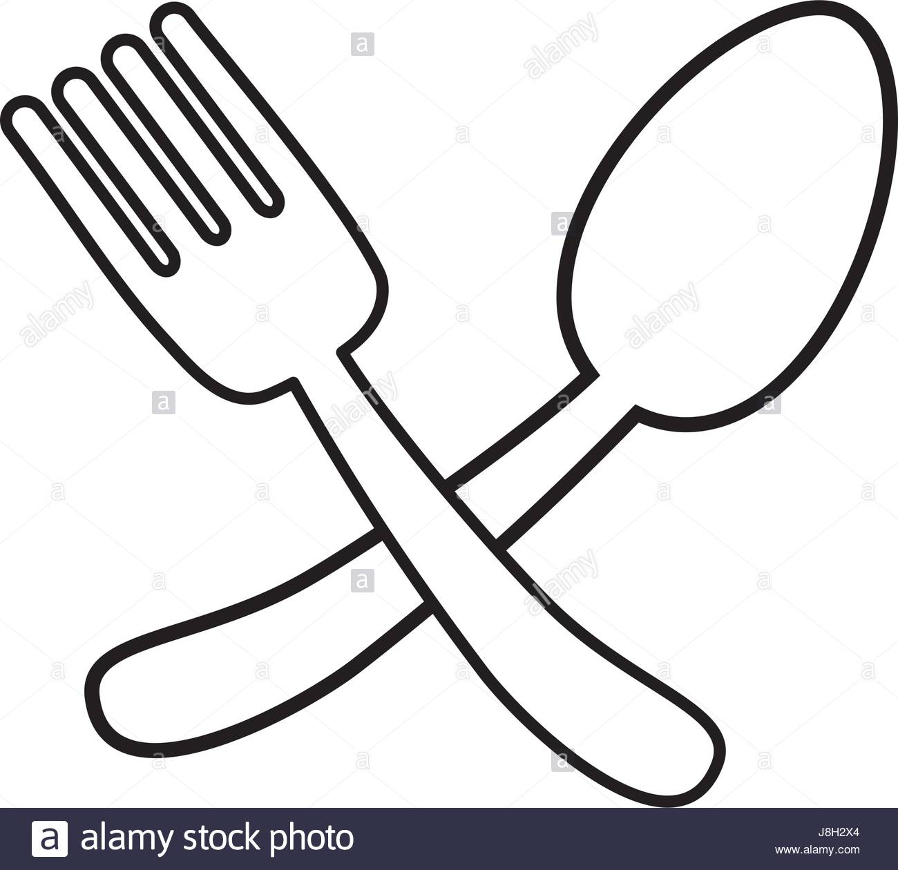1300x1260 Spoon And Fork Icon Stock Vector Art Amp Illustration, Vector Image