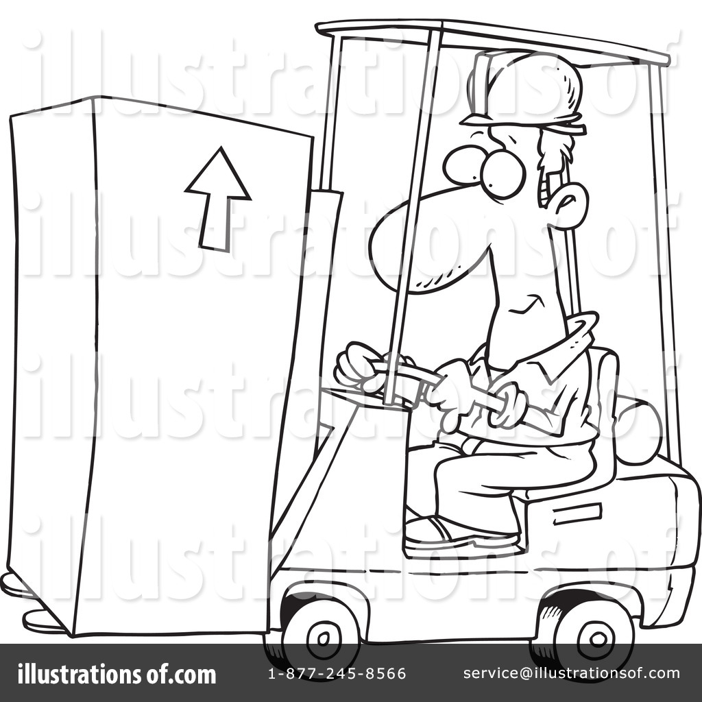 1024x1024 Forklift Clipart