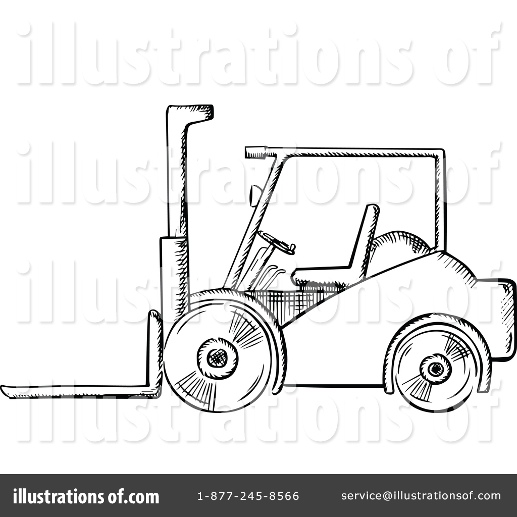 1024x1024 Forklift Clipart