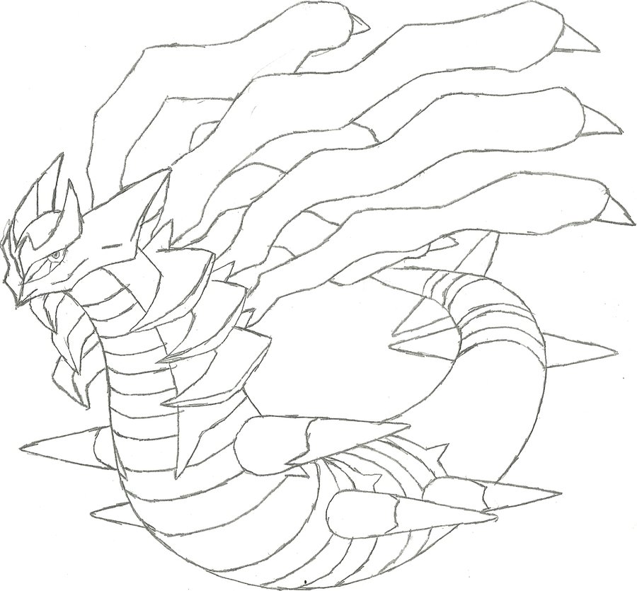900x835 Giratina Origin Form Sketch By Coolman666