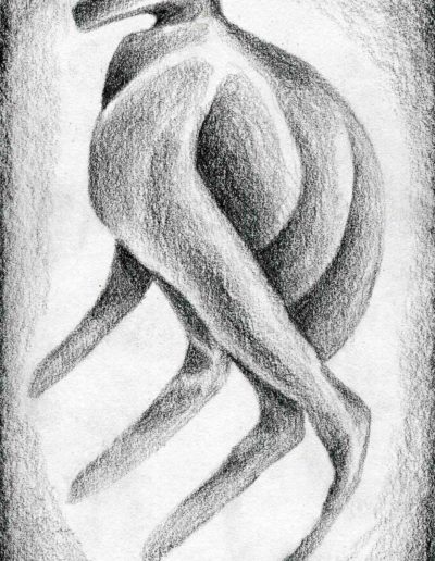 400x516 Organic Form Drawings Automatic Drawing Series By Lurm