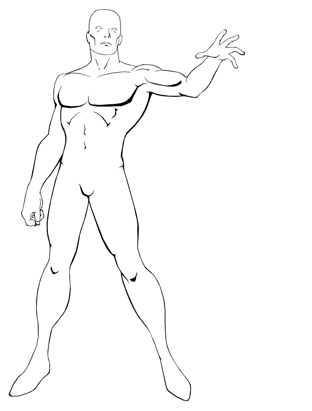1050x1380 Body Outline Drawing Outline Drawing Of Human Body Character