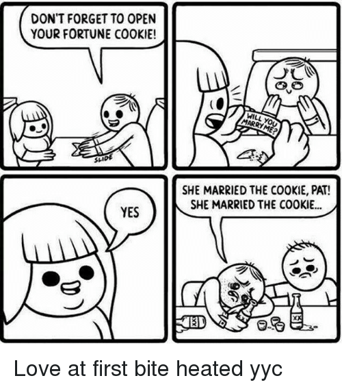 500x568 Don'T Forget To Open Your Fortune Cookie! Slide Yes Will She