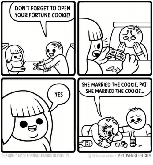 500x537 Don'T Forget To Open Your Fortune Cookie! Will Y Slide She Married