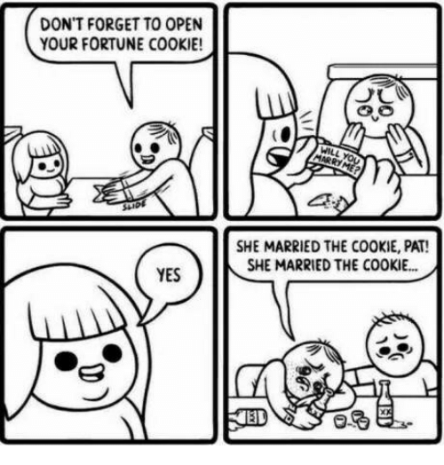 500x524 Don'T Forget To Open Your Fortune Cookie! Yes She Married